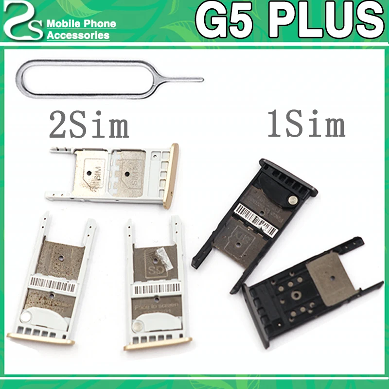 New G5 Plus SIM Card Tray For Motorola Moto G5 Plus Sim Card Holder Slot Adapter Repair Parts
New G5 Plus SIM Card Tray For Motorola Moto G5 Plus Sim Card Holder Slot Adapter Repair Parts