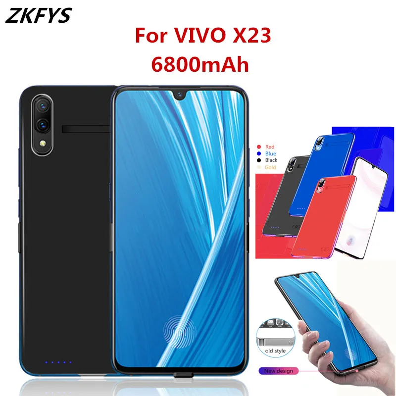 ZKFYS 6800mAh High Quality Power Bank Battery Cover Battery Case For VIVO X23 Ultra Thin Portable Charging Phone Case Cases
ZKFYS 6800mAh High Quality Power Bank Battery Cover Battery Case For VIVO X23 Ultra Thin Portable Charging Phone Case Cases