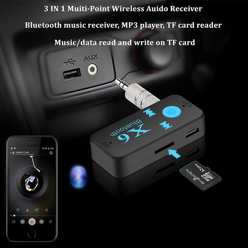 3 in 1 USB Wireless Car Bluetooth Music Receiver for toyota auris reno megane 2 focus kia sportage 3 grand vitara kia rio 2018
3 in 1 USB Wireless Car Bluetooth Music Receiver for toyota auris reno megane 2 focus kia sportage 3 grand vitara kia rio 2018
