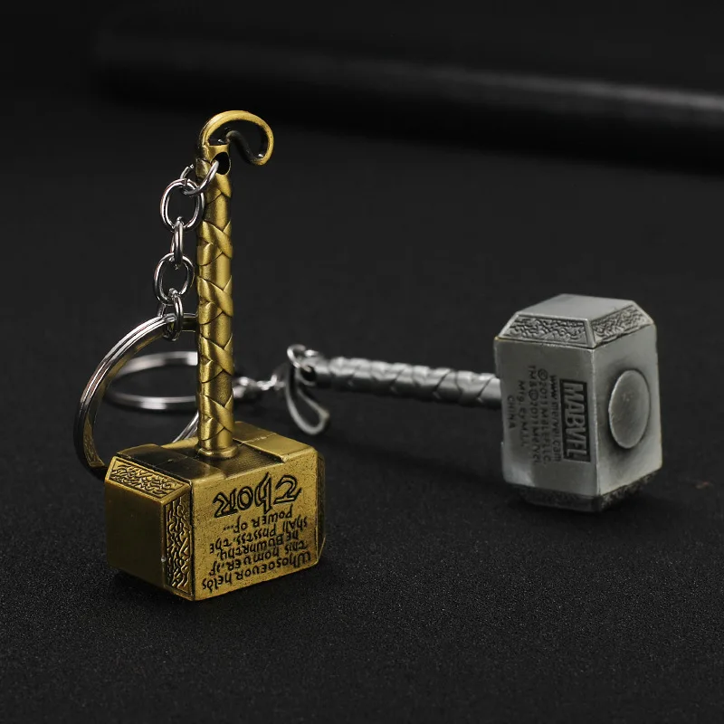 Movie The Avengers 4 Thor's Hammer Figures Keychain Thor Hammer Key Chain Matel Hammer Key Chain Key Ring for Car Key Gift
Movie The Avengers 4 Thor's Hammer Figures Keychain Thor Hammer Key Chain Matel Hammer Key Chain Key Ring for Car Key Gift