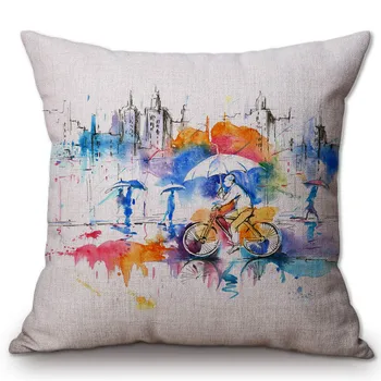 Modern Ink Drawing City View Different Shape Bridge Tree Pigeon Creative Sofa Throw Pillows Covers Home Decor Cushions 45x45cm
Modern Ink Drawing City View Different Shape Bridge Tree Pigeon Creative Sofa Throw Pillows Covers Home Decor Cushions 45x45cm