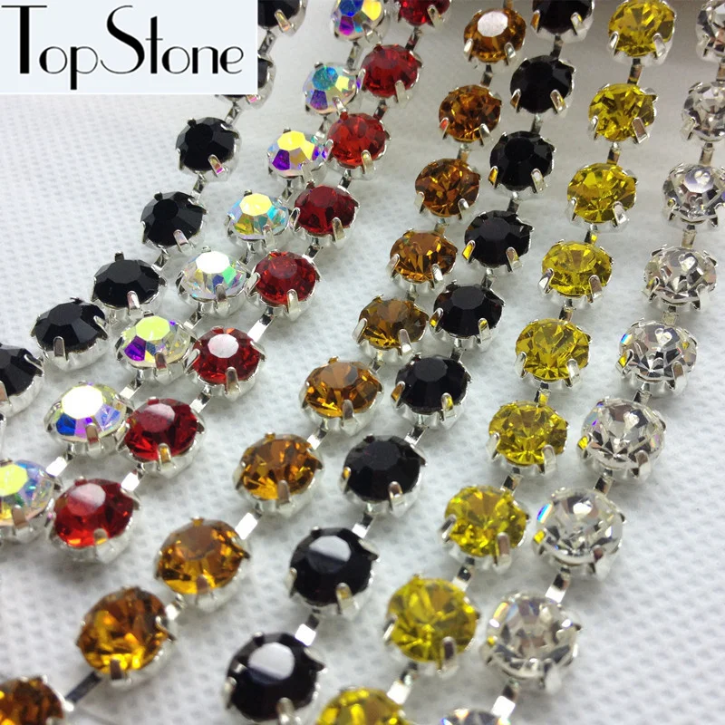 High Quality More Colors ss28,ss38,45ss Crystal Rhinestone Round Cup Chain Silver Base For Jewelry, Dress Making
High Quality More Colors ss28,ss38,45ss Crystal Rhinestone Round Cup Chain Silver Base For Jewelry, Dress Making