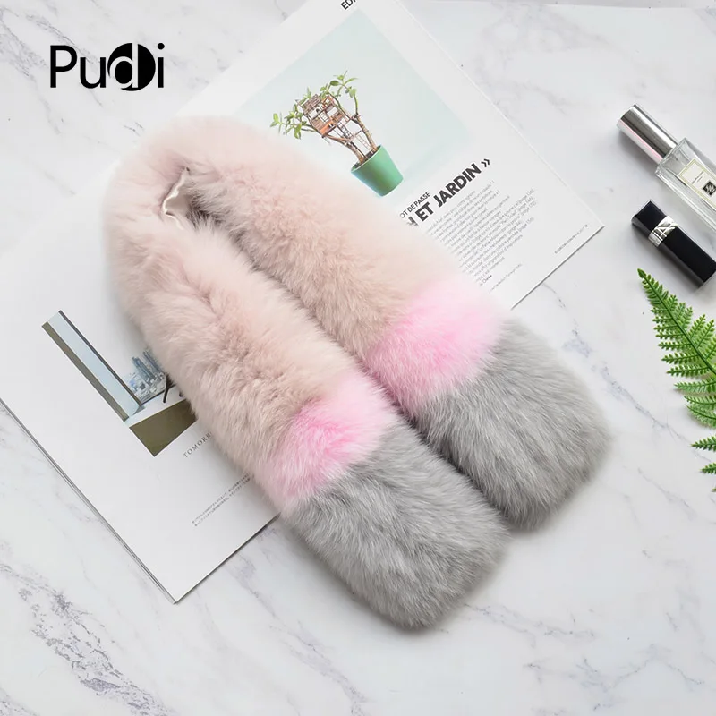 Pudi SF808 woman real fox fur scarf 2018 new brand girl genuine fox fur scarves wrap shawl pink grey color
Pudi SF808 woman real fox fur scarf 2018 new brand girl genuine fox fur scarves wrap shawl pink grey color