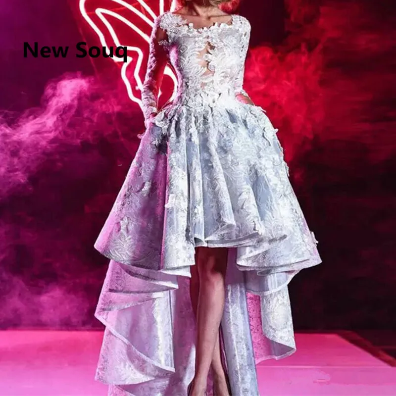2017 Light Blue Scoop Neck Long Sleeve Lace Evening Dresses Short Front Long Back Long Sleeve Women Formal prom Party Gowns
2017 Light Blue Scoop Neck Long Sleeve Lace Evening Dresses Short Front Long Back Long Sleeve Women Formal prom Party Gowns