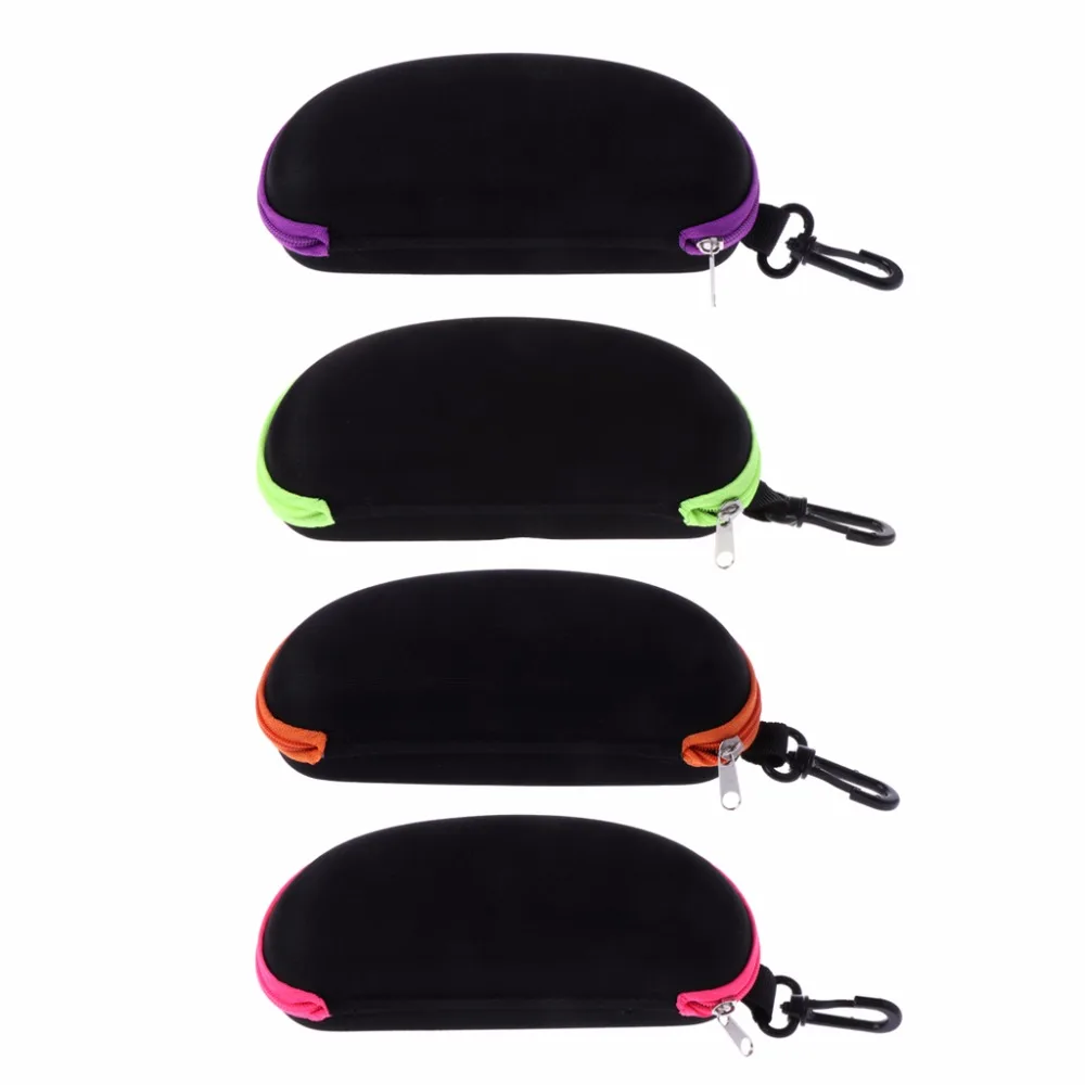 Portable Zipper Eye Glasses Sunglasses Eyewear Shell Hard Case Protector Box Bag