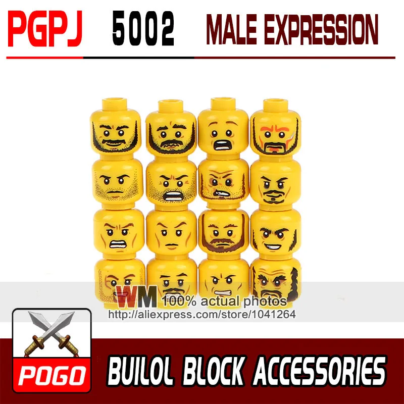 16Pcs/Set Building Blocks Face Emoji Expression Yellow Skin Color Cool Man Boy DIY Bricks Toys PGPJ5002 PGPJ5003
16Pcs/Set Building Blocks Face Emoji Expression Yellow Skin Color Cool Man Boy DIY Bricks Toys PGPJ5002 PGPJ5003