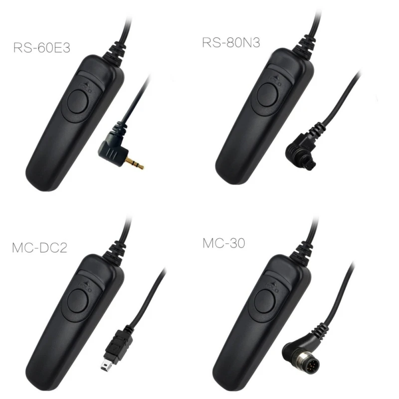 RS-60E3,RS-80N3,MC-DC2,MC-30Remote Control Shutter Release Cable Portable Cord Camera Photography Accessories
RS-60E3,RS-80N3,MC-DC2,MC-30Remote Control Shutter Release Cable Portable Cord Camera Photography Accessories