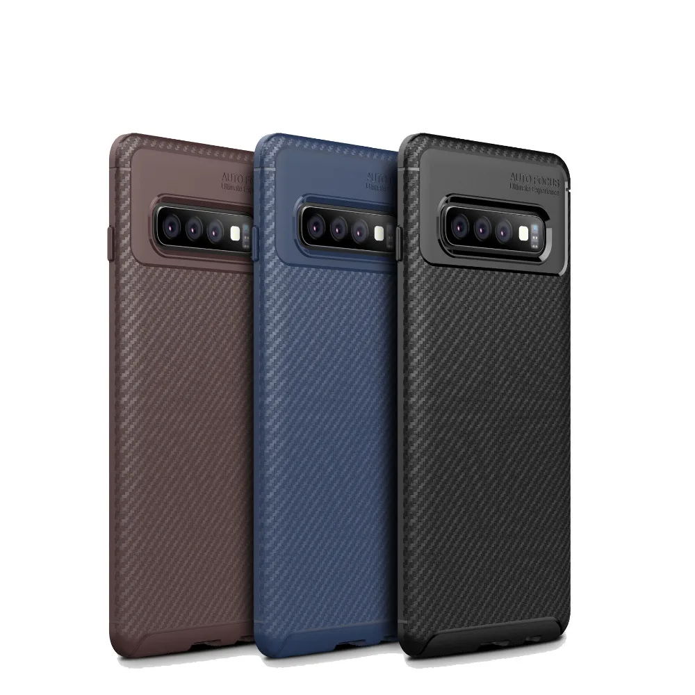 Luxury carbon fiber phone Case For Samsung Galaxy S10 S10 5G Version S10 Plus S10e Shockproof business TPU Protective Back Cover
Luxury carbon fiber phone Case For Samsung Galaxy S10 S10 5G Version S10 Plus S10e Shockproof business TPU Protective Back Cover