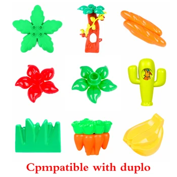 DIY Large Granule Building Blocks Accessories Parts Cpmpatible Brand Duploe Tree Fruits Flower Cactus Toys For Children
DIY Large Granule Building Blocks Accessories Parts Cpmpatible Brand Duploe Tree Fruits Flower Cactus Toys For Children