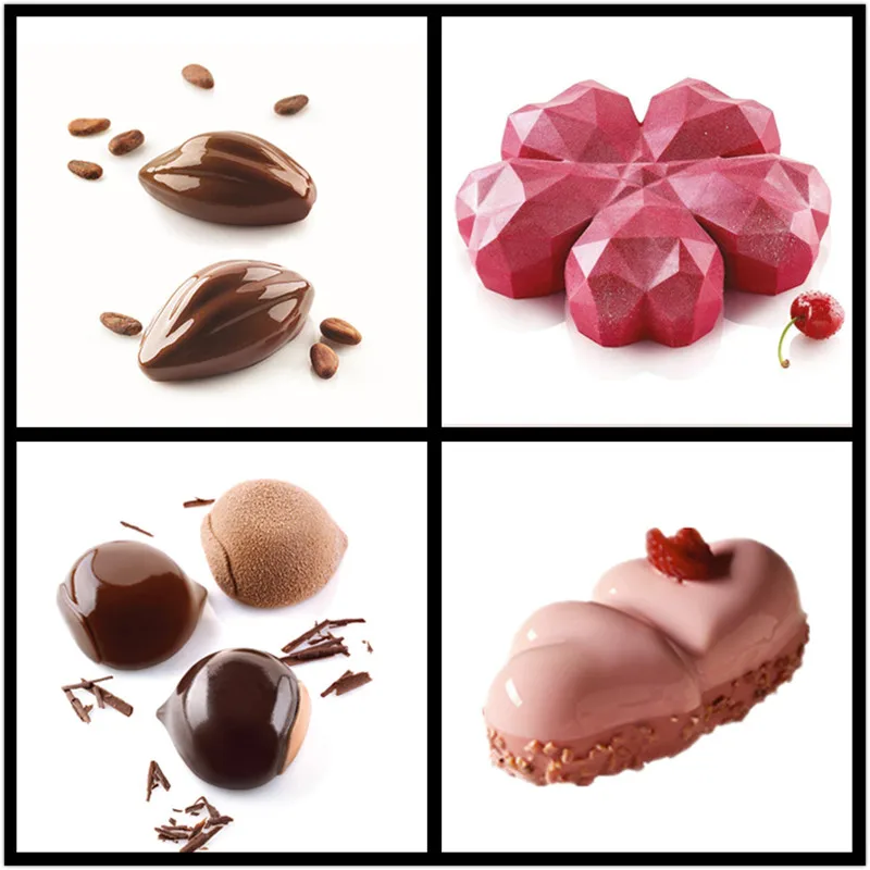 SHENHONG New Arrival Silicone Cake Mold For Baking Heart Mould Mousse Dessert Bakeware Wedding Valentine's Day Pastry Decoration
SHENHONG New Arrival Silicone Cake Mold For Baking Heart Mould Mousse Dessert Bakeware Wedding Valentine's Day Pastry Decoration
