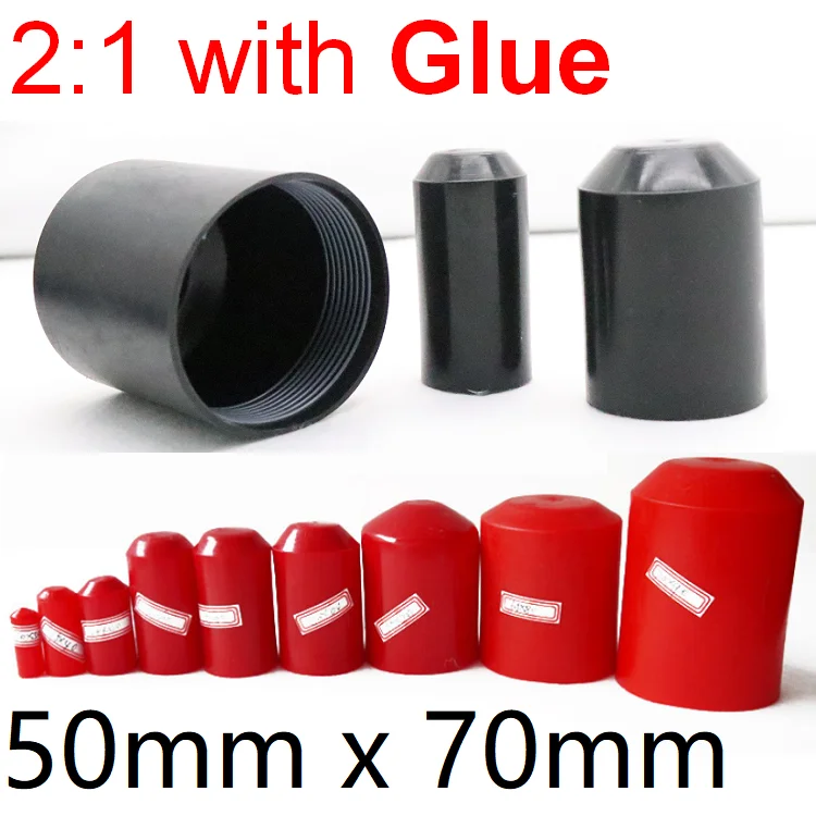 Heat Shrink End Seal Cap Dia 50mm x 70mm Length Cable Sleeve Adhesive Glue Lined Insulate Wrap Wire Protect Cover Bottom 35KV
Heat Shrink End Seal Cap Dia 50mm x 70mm Length Cable Sleeve Adhesive Glue Lined Insulate Wrap Wire Protect Cover Bottom 35KV