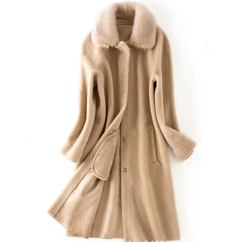 Genuine Natural Real Mink Fur Coat Women Fashion Long Jacket Outwear 2019 Winter Female Fur Collar High Quality Brand Clothes
Genuine Natural Real Mink Fur Coat Women Fashion Long Jacket Outwear 2019 Winter Female Fur Collar High Quality Brand Clothes