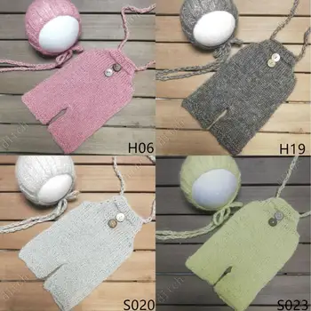 Photography props for newborns, hats and newborn pants, hand knitted Photography clothes
Photography props for newborns, hats and newborn pants, hand knitted Photography clothes