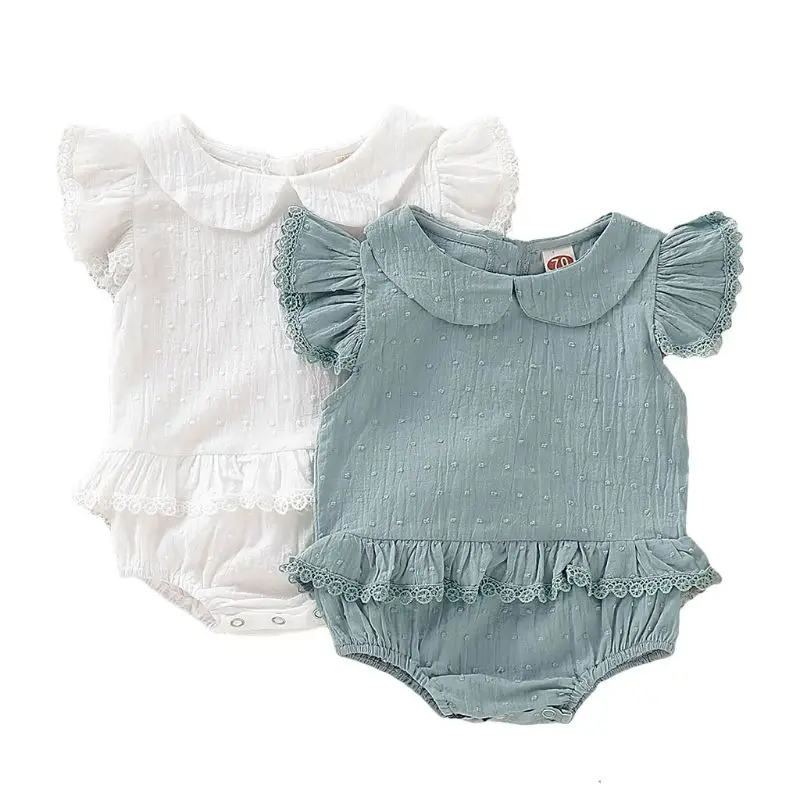 Newborn Baby Girl Clothes Ruffle Sleeve Doll Collar Romper Jumpsuit Cotton Linen Outfits Set
Newborn Baby Girl Clothes Ruffle Sleeve Doll Collar Romper Jumpsuit Cotton Linen Outfits Set