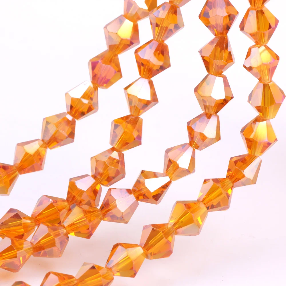 OlingArt 3/4/6/8mm Bicone Upscale Austrian Multicolored crystal Orange AB color beads Loose bead bracelet DIY Jewelry Making
OlingArt 3/4/6/8mm Bicone Upscale Austrian Multicolored crystal Orange AB color beads Loose bead bracelet DIY Jewelry Making