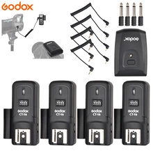 Godox CT-16 16 Channels Wireless Radio Flash Trigger Transmitter + Receiver Set for Canon Nikon Olympus Pentax Studio Flash Godox CT-16 16 Channels Wireless Radio Flash Trigger Transmitter + Receiver Set for Canon Nikon Olympus Pentax Studio Flash