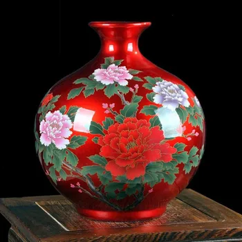 Glazed Artistic Porcelain Ceramic Traditional Chinese Elegant Tabletop Vase Collection with Peony Painting HXSSLC
Glazed Artistic Porcelain Ceramic Traditional Chinese Elegant Tabletop Vase Collection with Peony Painting HXSSLC