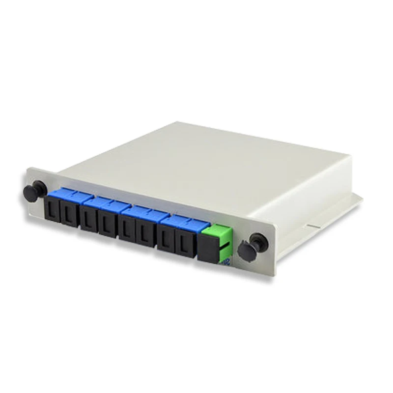 ZHWCOMM 10pcs SC UPC 1X8 Fiber Optic FTTH Splitter Box Insert sheet Optical Coupler SC Singlemode simplex plc optical splitter
ZHWCOMM 10pcs SC UPC 1X8 Fiber Optic FTTH Splitter Box Insert sheet Optical Coupler SC Singlemode simplex plc optical splitter