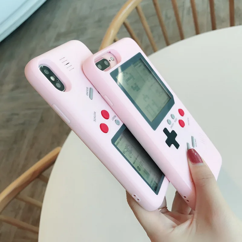 2019Tetris Console Handheld Game Machine Phone Case For iPhone X 8 Plus Hard PC Plastic Cover For iPhone 6 6S 7 Plus Coque
2019Tetris Console Handheld Game Machine Phone Case For iPhone X 8 Plus Hard PC Plastic Cover For iPhone 6 6S 7 Plus Coque