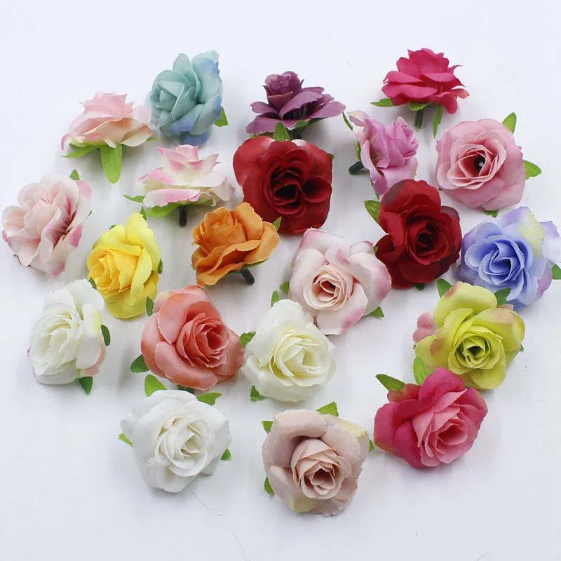 100 pieces / batch of mini artificial flowers of silk rose head for wedding decoration party fake scraping wreath ace
100 pieces / batch of mini artificial flowers of silk rose head for wedding decoration party fake scraping wreath ace