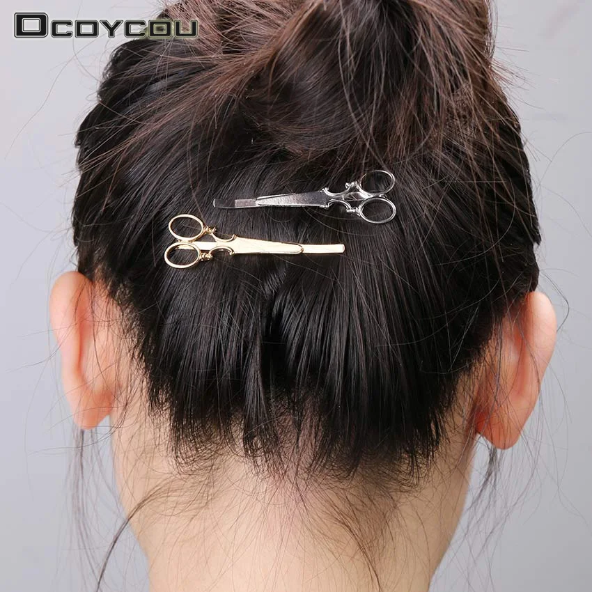 Hot Gold Silver Scissors Pattern Hair Clip Hair Accessories Headpiece Korean Cute Hair Clips
Hot Gold Silver Scissors Pattern Hair Clip Hair Accessories Headpiece Korean Cute Hair Clips