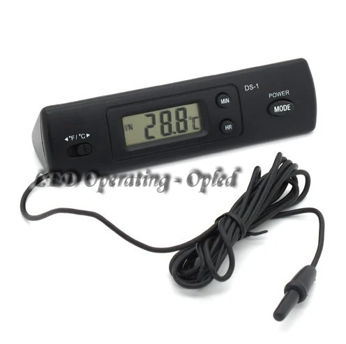 Super Aquarium Digital Thermometer Fish Tank, Wired Thermometer 2x Double inside & outside Temperature Measure for comparison
Super Aquarium Digital Thermometer Fish Tank, Wired Thermometer 2x Double inside & outside Temperature Measure for comparison