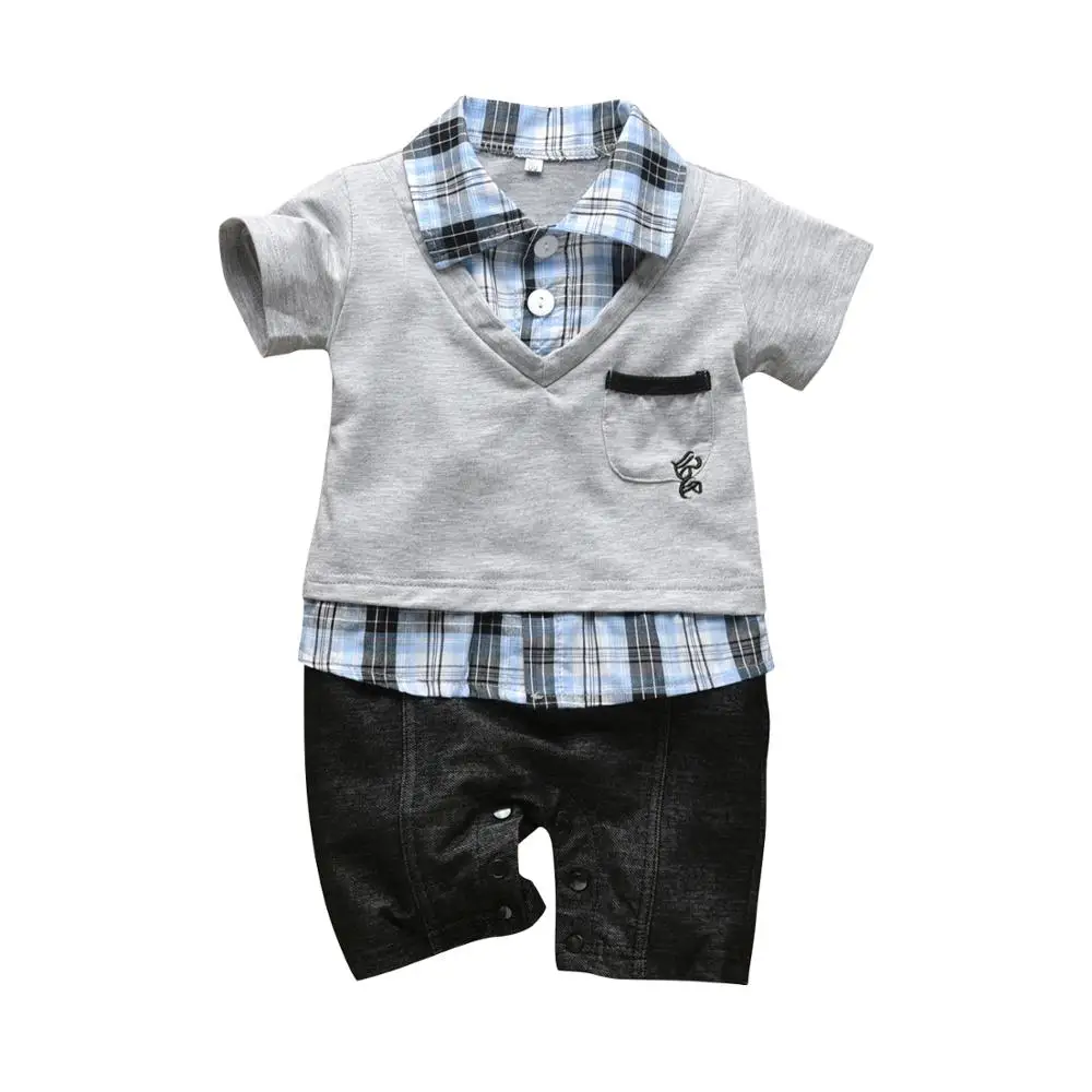 Infant Toddler Baby Boys Romper Gentleman Style V-neck Short Sleeved Jumpsuit Newborn Clothes
Infant Toddler Baby Boys Romper Gentleman Style V-neck Short Sleeved Jumpsuit Newborn Clothes