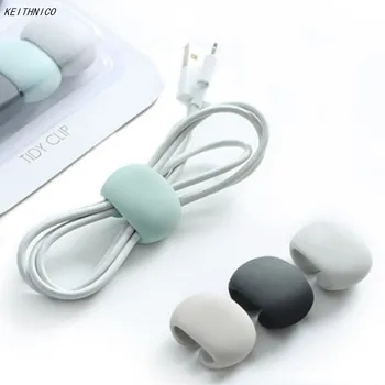 Reusable Cable Clips Charger Cord Organizer Earphone Line Tidy Holder Cable Management Winder Gift for Christmas
Reusable Cable Clips Charger Cord Organizer Earphone Line Tidy Holder Cable Management Winder Gift for Christmas