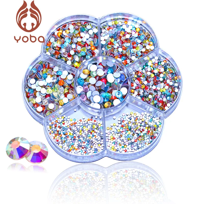 2600pcs SS3-SS20 Mix Sizes Colorful Nail Art Rhinestones Glass Glitters Flatback Non Hot Fix Rhinestone Blossom Box B1104
2600pcs SS3-SS20 Mix Sizes Colorful Nail Art Rhinestones Glass Glitters Flatback Non Hot Fix Rhinestone Blossom Box B1104