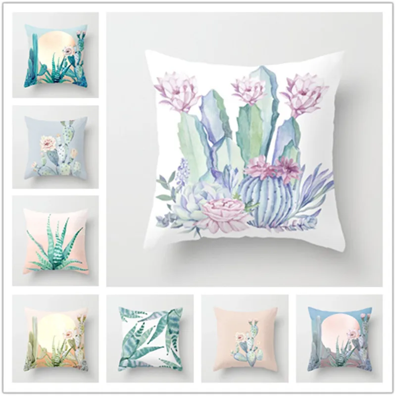Tropical Decoration Print Cactus Cushion Cover Polyester Throw Pillow Sofa Home Decorative Pillowcase 2019 Simple Cushion Covers
Tropical Decoration Print Cactus Cushion Cover Polyester Throw Pillow Sofa Home Decorative Pillowcase 2019 Simple Cushion Covers