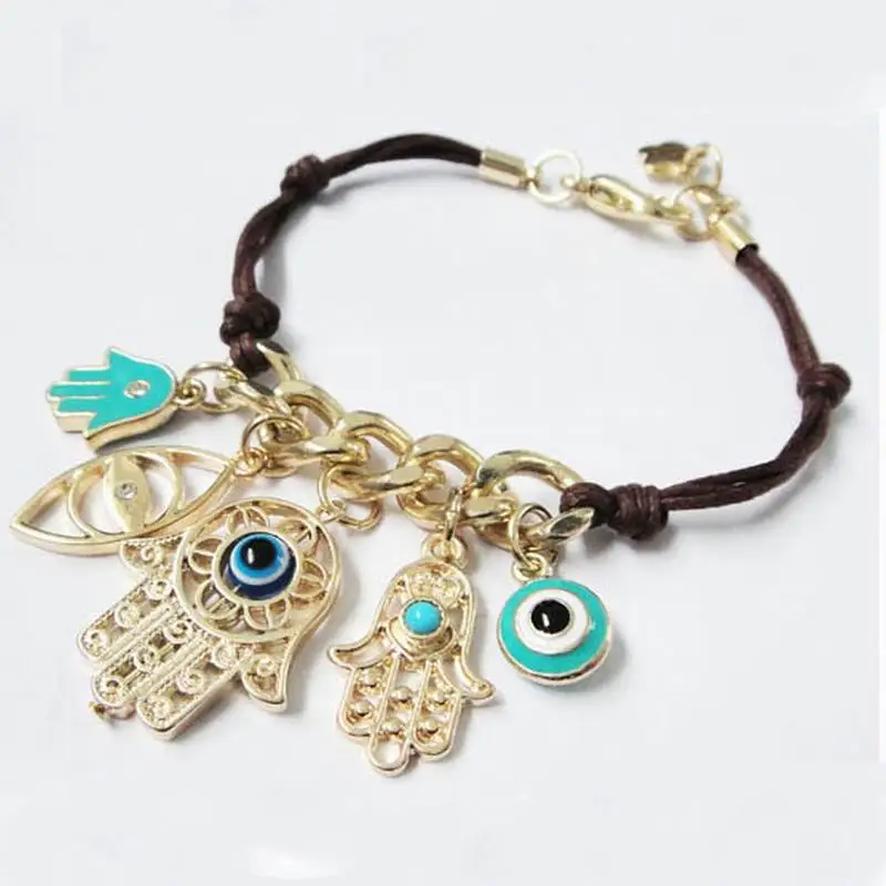 2016 New Fashion Top Quality Bangles Fatima Hands Eye Crystal Rope Bracelets Bangles For Women Jewelry Accessories
2016 New Fashion Top Quality Bangles Fatima Hands Eye Crystal Rope Bracelets Bangles For Women Jewelry Accessories