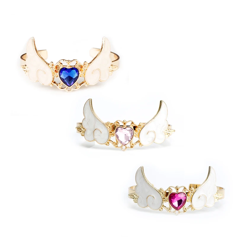 dongsheng jewelry Japan Anime Jewelry Card Captor Sakura angel wing Bangles Bracelets for Women Children Accessories
dongsheng jewelry Japan Anime Jewelry Card Captor Sakura angel wing Bangles Bracelets for Women Children Accessories