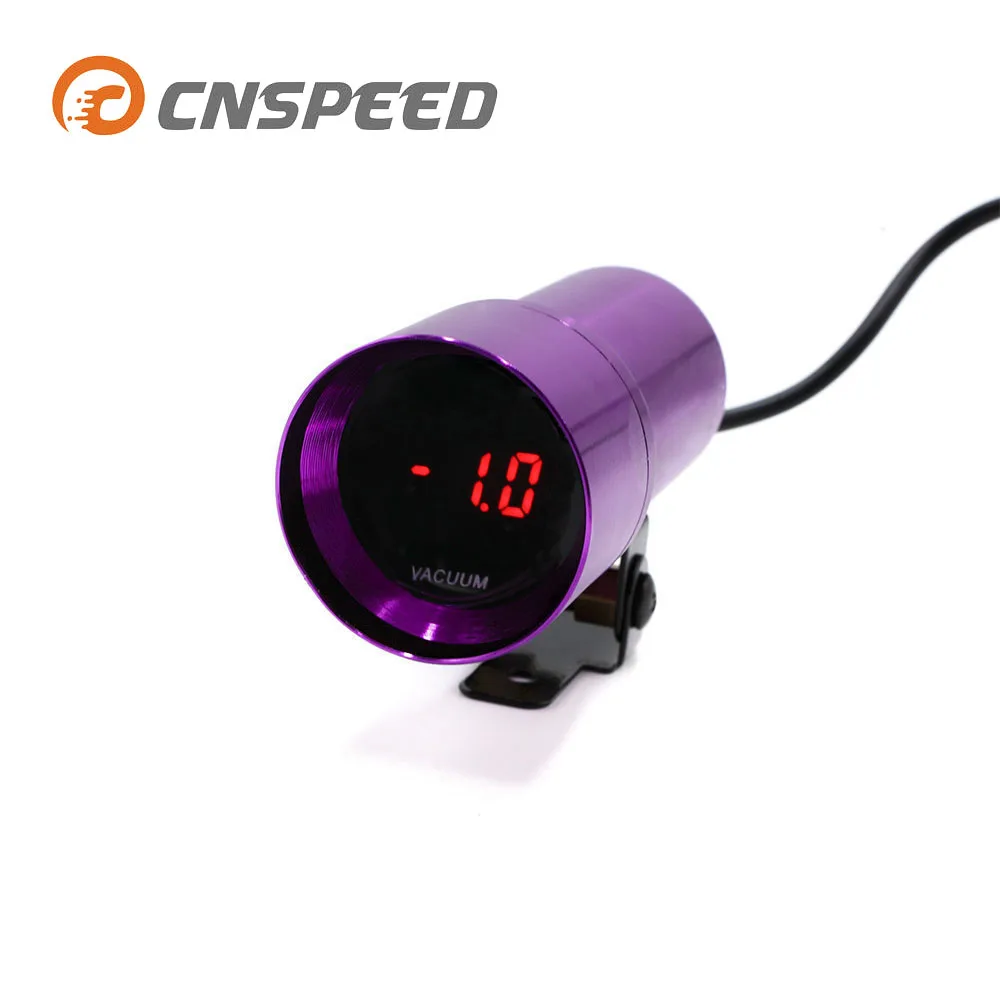 Красный цифровой вакуумный измеритель CNSPEED YC100151-PL для автомобильного двигателя 37
