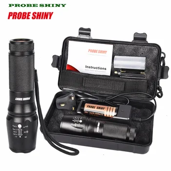 HOT!!! G700 X800 XML T6 LED Zoom Tactical Military Flashlight Super Torch Set UK PLUG WITH charger battery Free Shipping #NO31
HOT!!! G700 X800 XML T6 LED Zoom Tactical Military Flashlight Super Torch Set UK PLUG WITH charger battery Free Shipping #NO31