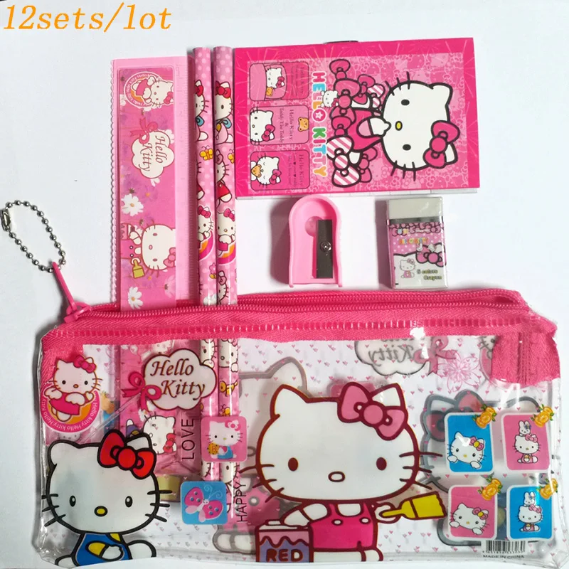 12 sets/lot pencil case children sticker cute cartoon school supplies stationery kawaii pencil cases for girls gift
12 sets/lot pencil case children sticker cute cartoon school supplies stationery kawaii pencil cases for girls gift