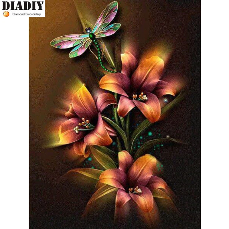 5D Full round &square Diamond Painting diy Diamond Painting Cross Stitch Home Decor Mosaic Lily floral dragonfly
5D Full round &square Diamond Painting diy Diamond Painting Cross Stitch Home Decor Mosaic Lily floral dragonfly