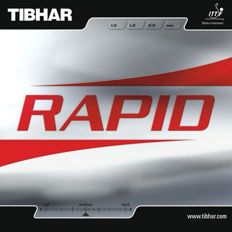 Original Tibhar Rapid Table Tennis Rubber Pimples In Pips-in Ping Pong Sponge Tenis De Mesa
Original Tibhar Rapid Table Tennis Rubber Pimples In Pips-in Ping Pong Sponge Tenis De Mesa