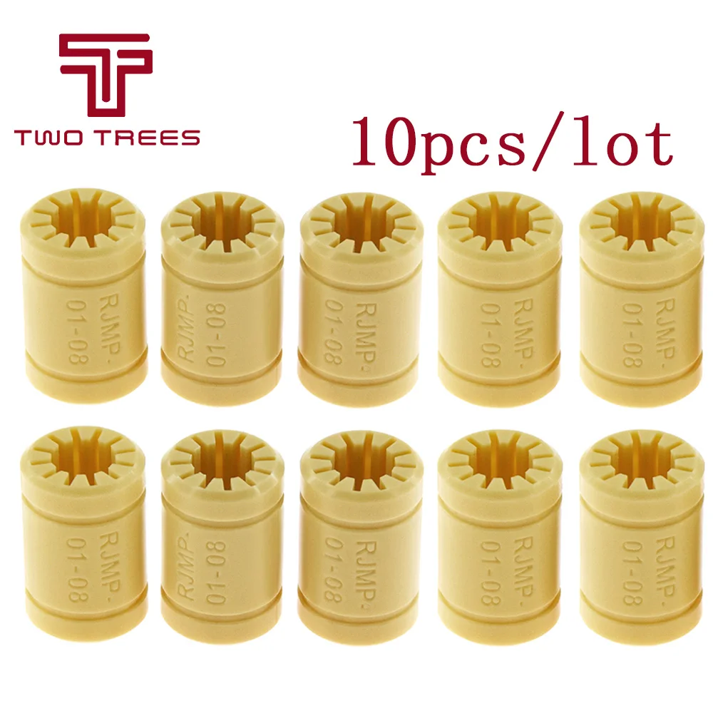 10pcs LM8UU 3D Printer Solid Polymer Bearing 8mm Shaft RJMP-01-08 Plastic Linear Bearings Bushing for Mendel 3D Printer Parts
10pcs LM8UU 3D Printer Solid Polymer Bearing 8mm Shaft RJMP-01-08 Plastic Linear Bearings Bushing for Mendel 3D Printer Parts