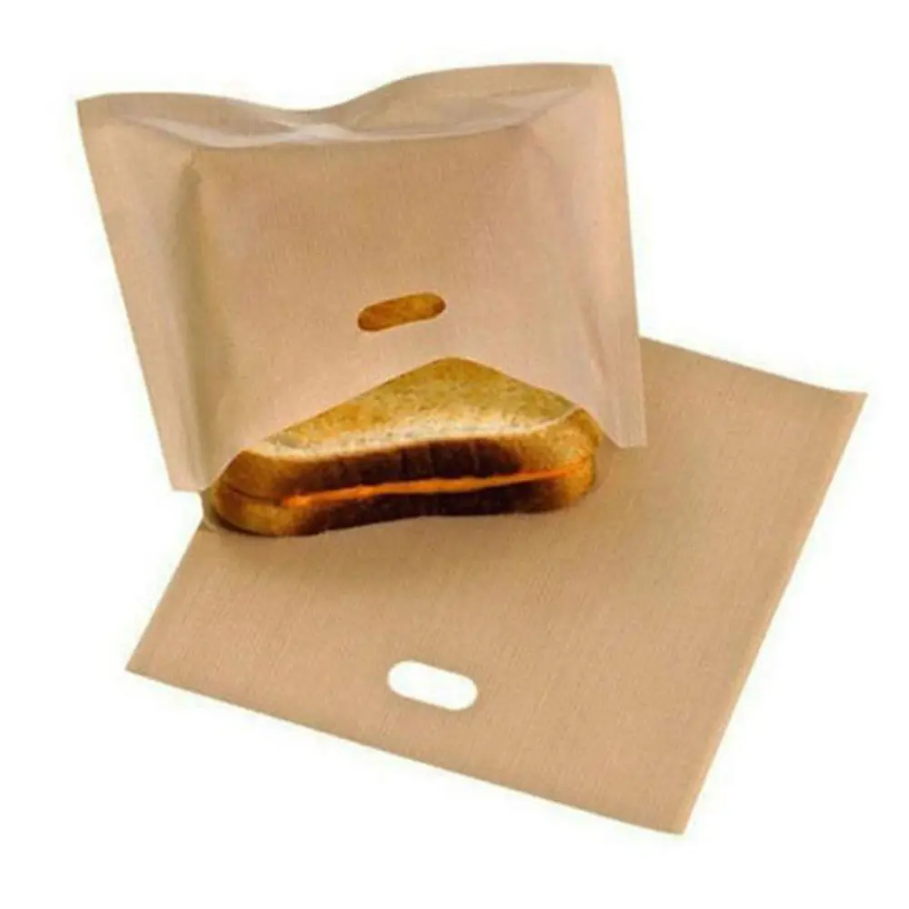 2 Pcs Reusable Toaster Bags Toastie Sandwich Toast Pizza Pitta Pockets Black/Beige Toaster Sandwich Toast Bags Non stick
2 Pcs Reusable Toaster Bags Toastie Sandwich Toast Pizza Pitta Pockets Black/Beige Toaster Sandwich Toast Bags Non stick