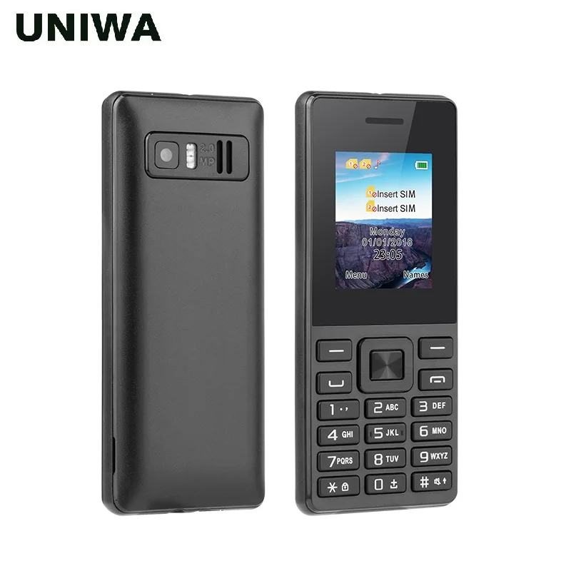 UNIWA ECON No.4 Feature Mobile Phone GSM 2G Unlock Dual SIM Card Feature Phone FM Radio MP3 Button Russian Keyboard Cellphone
UNIWA ECON No.4 Feature Mobile Phone GSM 2G Unlock Dual SIM Card Feature Phone FM Radio MP3 Button Russian Keyboard Cellphone