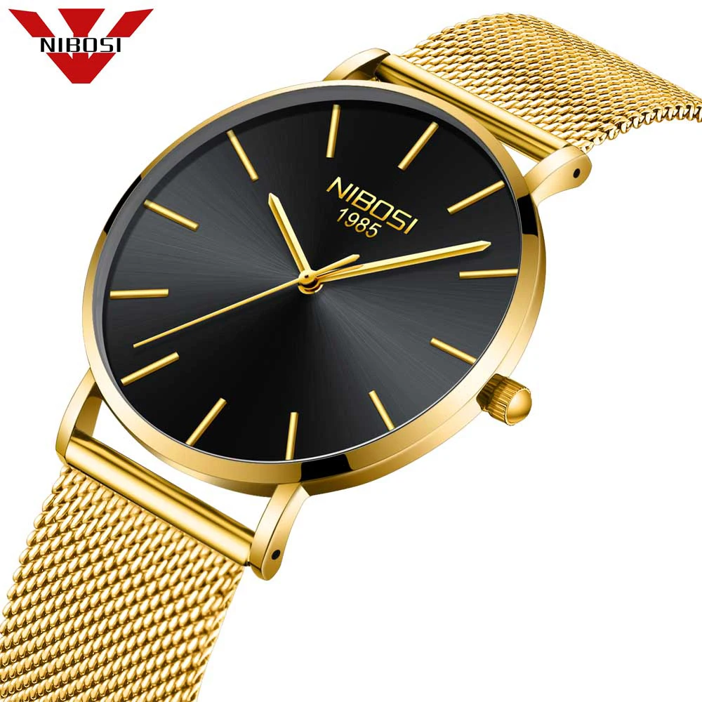 NIBOSI Mens Watches Top Brand Luxury Gold Quartz Men Watch Drop Shipping Mesh Strap Casual Sport Male Relogio Masculino 2018
NIBOSI Mens Watches Top Brand Luxury Gold Quartz Men Watch Drop Shipping Mesh Strap Casual Sport Male Relogio Masculino 2018
