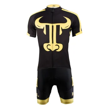 ILPALADINO Bull Pattern Men's Short Sleeve Bike Black Jersey Bicycle Clothing Polyester Breathable Bicycle Clothing
ILPALADINO Bull Pattern Men's Short Sleeve Bike Black Jersey Bicycle Clothing Polyester Breathable Bicycle Clothing
