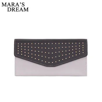 Mara's Dream Women Lady Long Wallets Purse Candy Color Rivets Patchwork PU Leather Carteira Feminina for Coin Card Clutch Bags
Mara's Dream Women Lady Long Wallets Purse Candy Color Rivets Patchwork PU Leather Carteira Feminina for Coin Card Clutch Bags