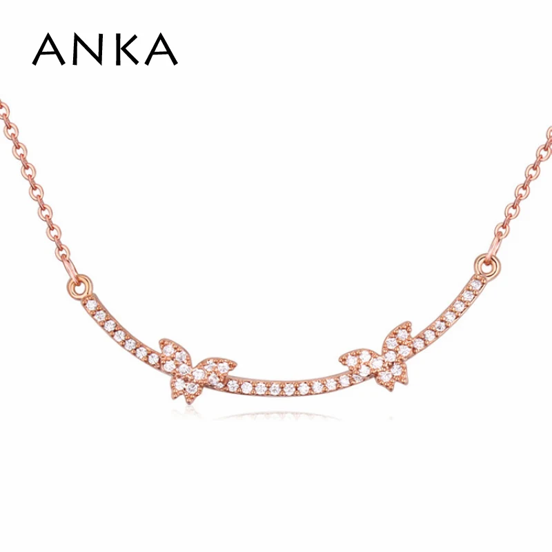 ANKA insect butterfly zirconia necklace fashion wedding vintage rose gold color choker necklace jewelry for women #113963
ANKA insect butterfly zirconia necklace fashion wedding vintage rose gold color choker necklace jewelry for women #113963