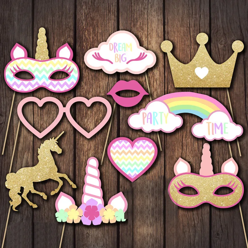 VOILEY Unicorn Party Wedding Decoration Photo Booth Props Happy Birthday Party Decoration Kids Baby Shower Photobooth Props,B
VOILEY Unicorn Party Wedding Decoration Photo Booth Props Happy Birthday Party Decoration Kids Baby Shower Photobooth Props,B