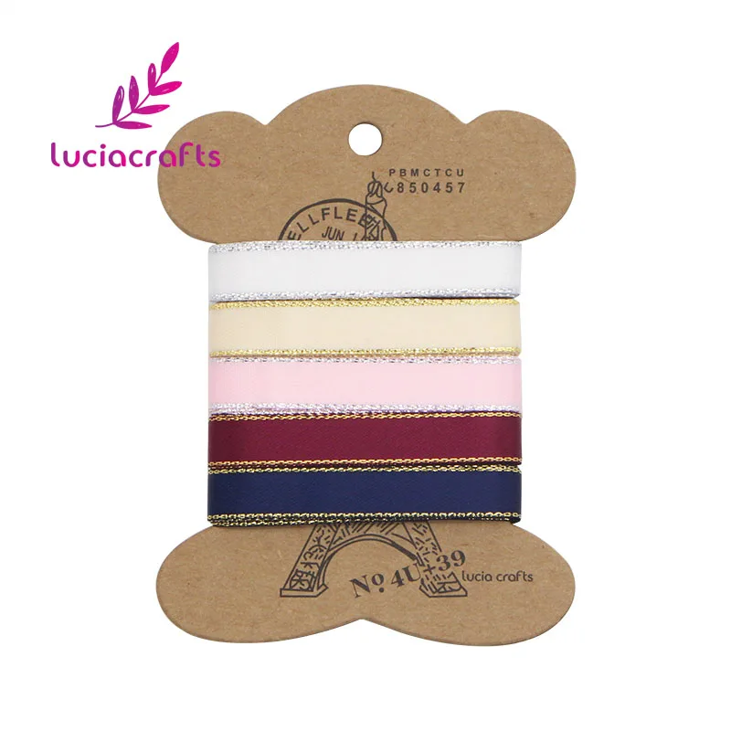 SALE! Lucia crafts 5yards Mixed 5 colors 10mm Satin Ribbons With Edge Garment Accessories DIY Handmade Materials 040007091
SALE! Lucia crafts 5yards Mixed 5 colors 10mm Satin Ribbons With Edge Garment Accessories DIY Handmade Materials 040007091