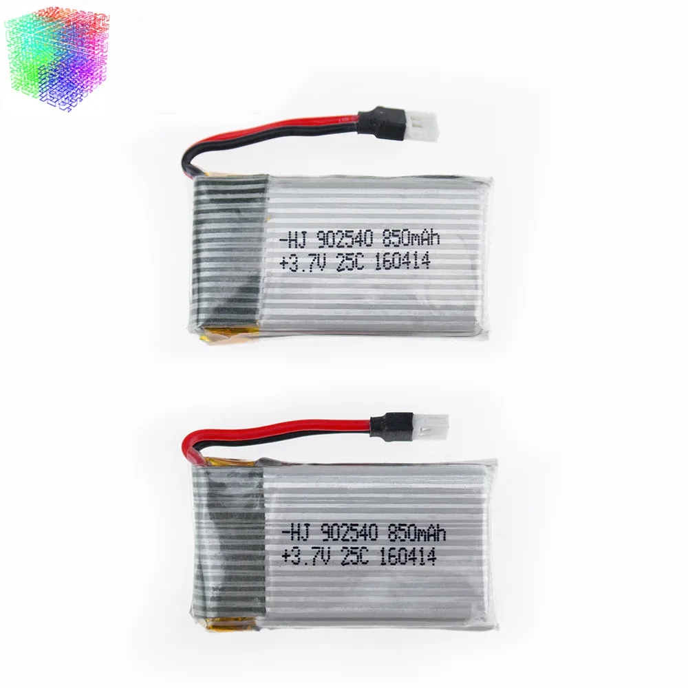 2 pcs/lot Lipo battery 3.7V 850mAh for syma x5 x5c x5sw x5sc cx30 cx30w RC Helicopter Quadcopter drone part
2 pcs/lot Lipo battery 3.7V 850mAh for syma x5 x5c x5sw x5sc cx30 cx30w RC Helicopter Quadcopter drone part