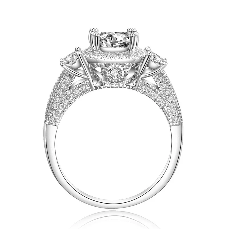 Genuine high quality Square moon carat simulation Moissanite wedding engagement Woman's ring Free shipping JZ096
Genuine high quality Square moon carat simulation Moissanite wedding engagement Woman's ring Free shipping JZ096