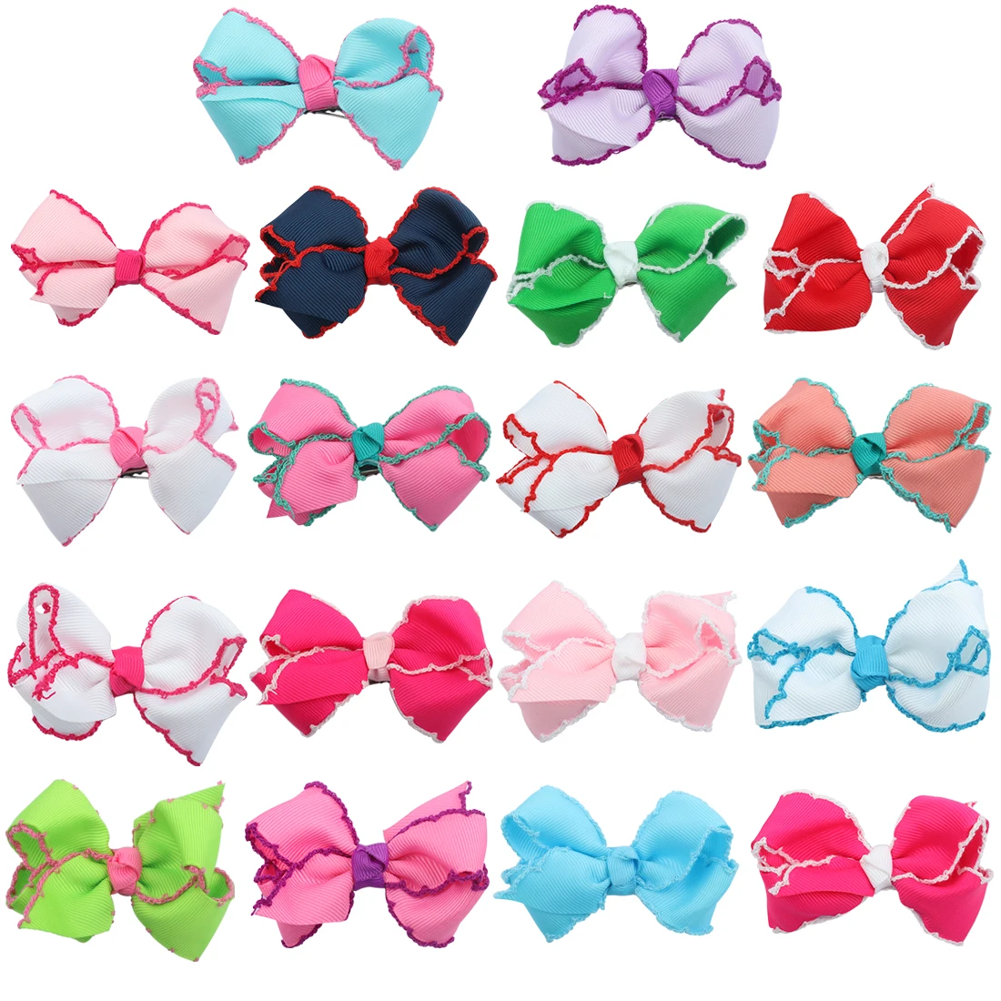 1 PC Girls Hair Bows Clips 3Inch Hairbow Ribbon Bow Fashion Patchwork Design Children Hairpins Barrettes Knotted Hairclips
1 PC Girls Hair Bows Clips 3Inch Hairbow Ribbon Bow Fashion Patchwork Design Children Hairpins Barrettes Knotted Hairclips