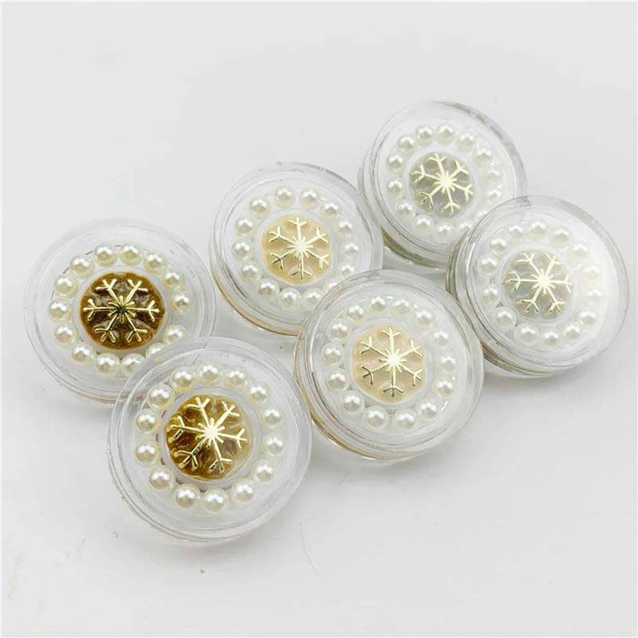 10pcs Transparent Decorative Pearl Button Plastic Fashion Metal Shank Sewing Buttons for Women Mink Cashmere Coat
10pcs Transparent Decorative Pearl Button Plastic Fashion Metal Shank Sewing Buttons for Women Mink Cashmere Coat